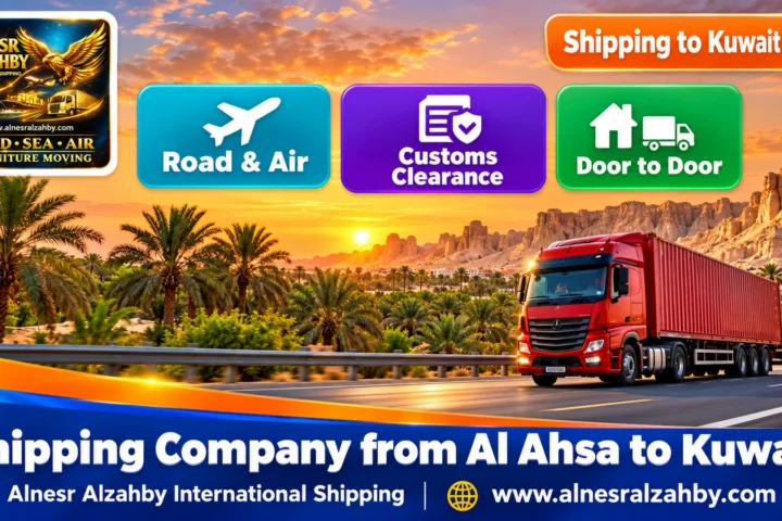 Shipping Company from Al Ahsa to Kuwait — Alnesr Alzahby International Shipping
