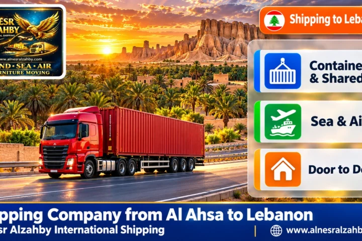 Shipping Company from Al Ahsa to Lebanon — Alnesr Alzahby International Shipping