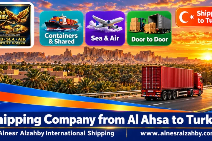 Shipping Company from Al Ahsa to Turkey — Alnesr Alzahby International Shipping