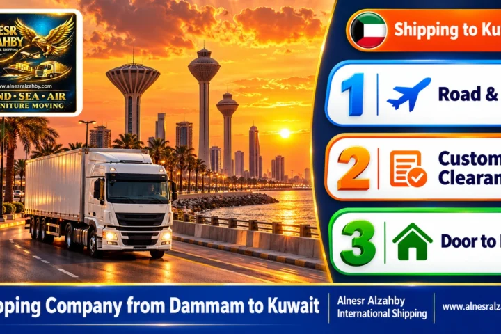 Shipping Company from Dammam to Kuwait — Alnesr Alzahby International Shipping