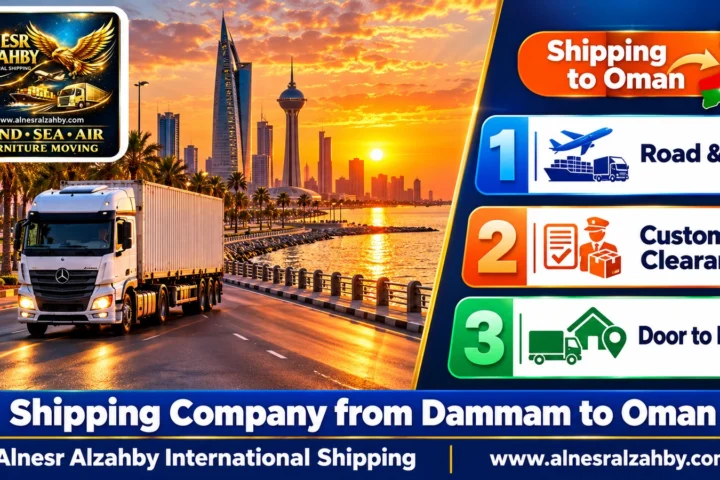 Shipping Company from Dammam to Oman — Alnesr Alzahby International Shipping