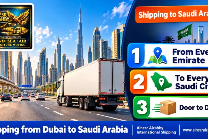 Shipping Company from Dubai to Saudi Arabia — Alnesr Alzahby International Shipping