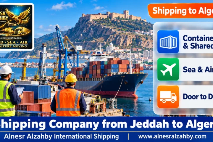 Shipping Company from Jeddah to Algeria — Alnesr Alzahby International Shipping