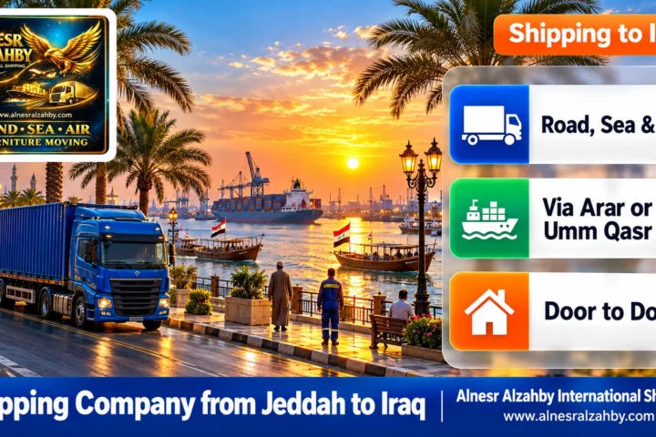 Shipping Company from Jeddah to Iraq — Alnesr Alzahby International Shipping