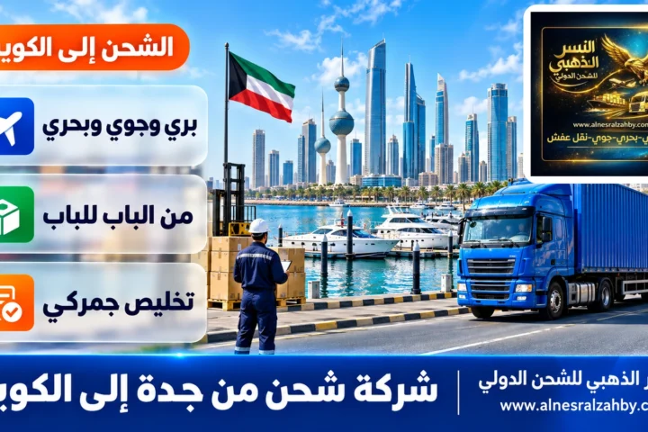 شركة شحن من جدة إلى الكويت — النسر الذهبي للشحن الدولي
