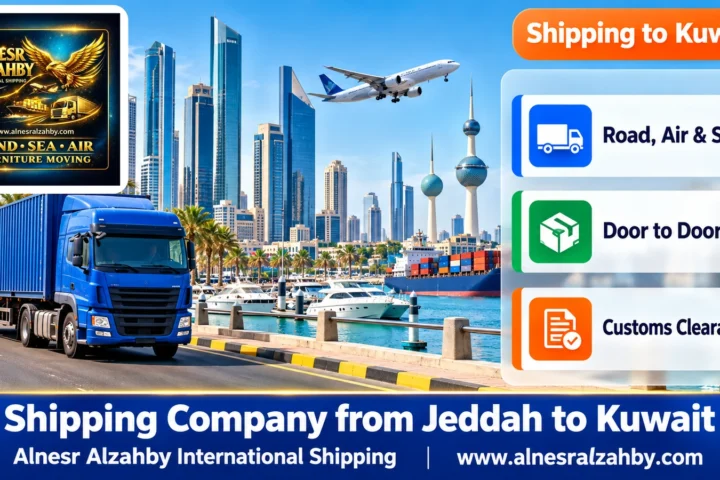 Shipping Company from Jeddah to Kuwait — Alnesr Alzahby International Shipping
