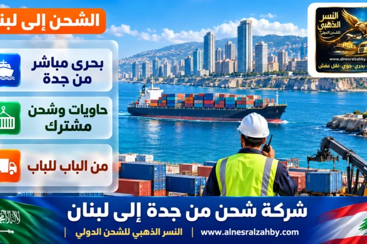 شركة شحن من جدة إلى لبنان — النسر الذهبي للشحن الدولي