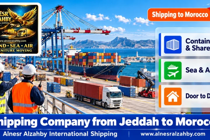 Shipping Company from Jeddah to Morocco — Alnesr Alzahby International Shipping