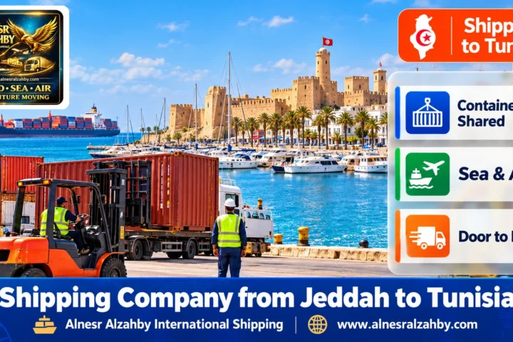 Shipping Company from Jeddah to Tunisia — Alnesr Alzahby International Shipping
