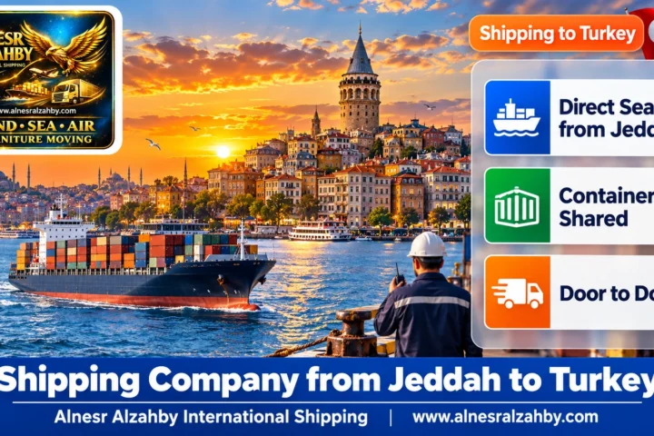 Shipping Company from Jeddah to Turkey — Alnesr Alzahby International Shipping