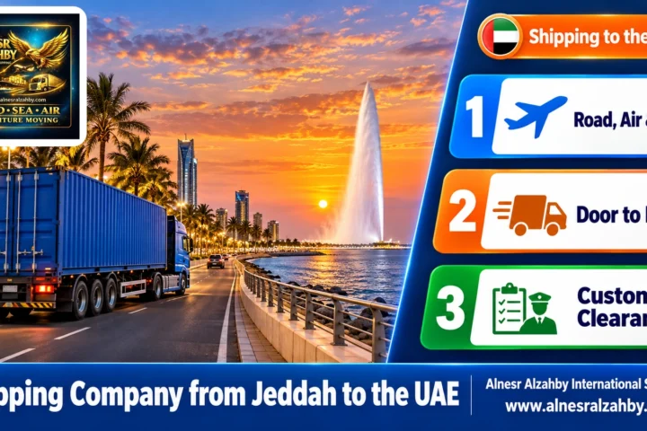 Shipping Company from Jeddah to the UAE — Alnesr Alzahby International Shipping