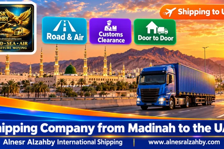 Shipping Company from Madinah to the UAE — Alnesr Alzahby International Shipping