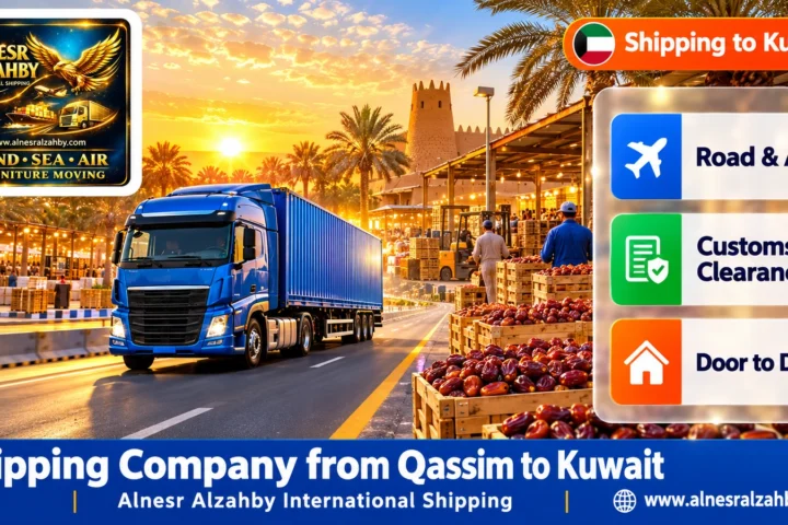 Shipping Company from Qassim to Kuwait — Alnesr Alzahby International Shipping