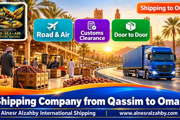 Shipping Company from Qassim to Oman — Alnesr Alzahby International Shipping