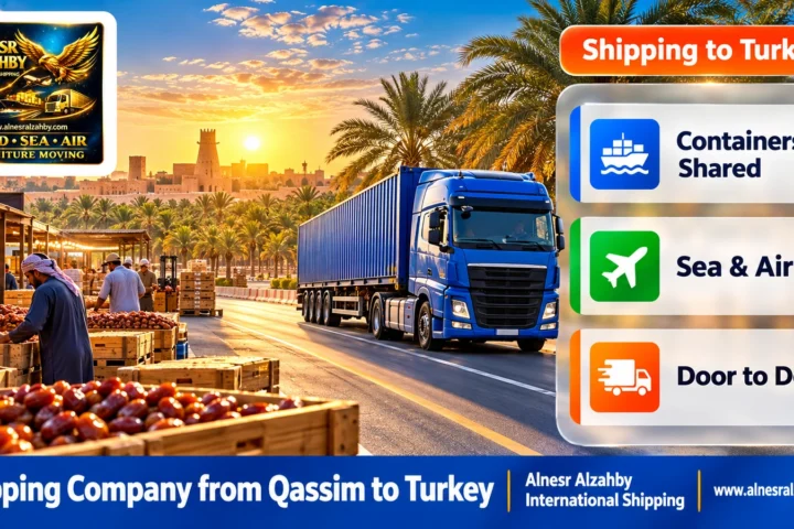 Shipping Company from Qassim to Turkey — Alnesr Alzahby International Shipping