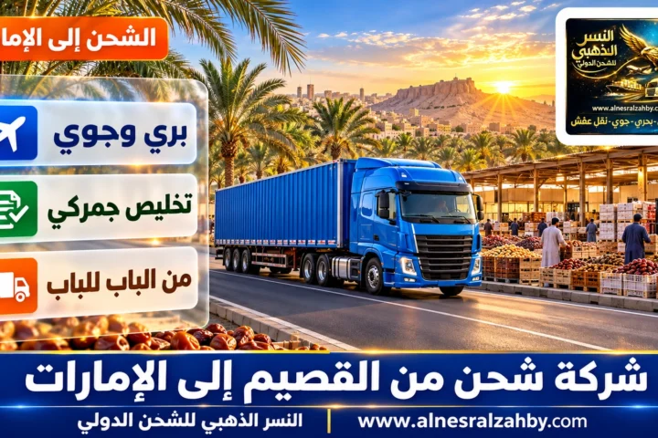 شركة شحن من القصيم إلى الإمارات — النسر الذهبي للشحن الدولي