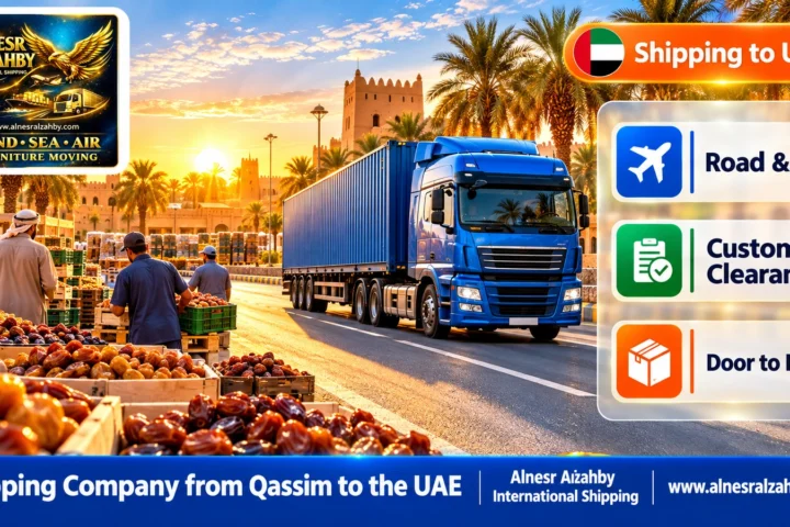 Shipping Company from Qassim to the UAE — Alnesr Alzahby International Shipping