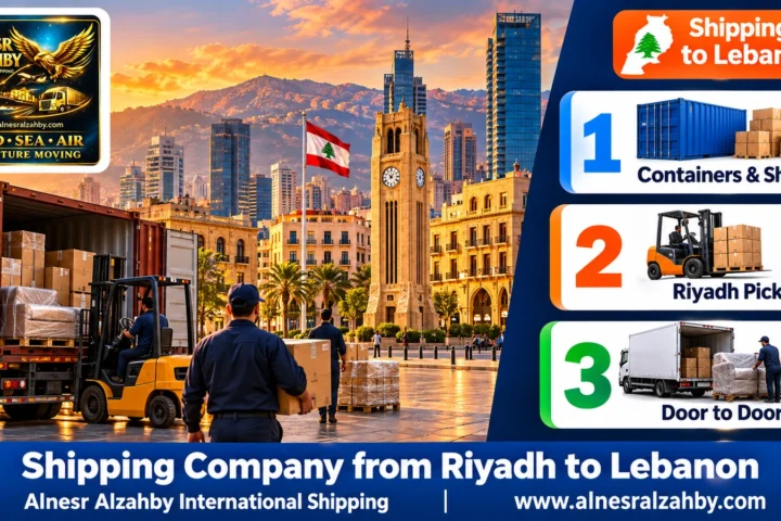 Shipping Company from Riyadh to Lebanon — Alnesr Alzahby International Shipping