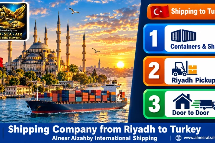 Shipping Company from Riyadh to Turkey — Alnesr Alzahby International Shipping