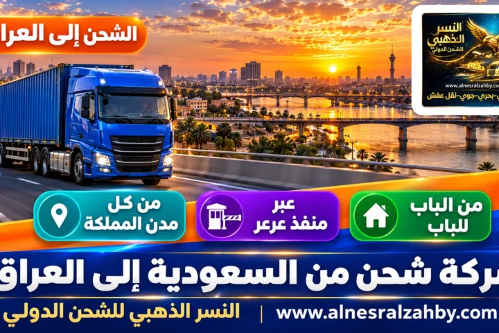 شركة شحن من السعودية إلى العراق — النسر الذهبي للشحن الدولي