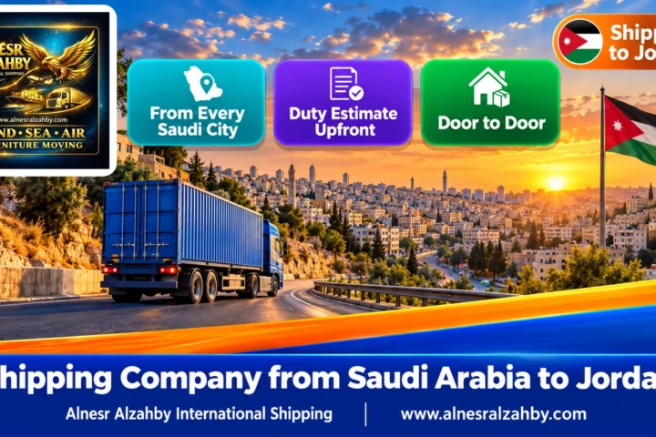 Shipping Company from Saudi Arabia to Jordan — Alnesr Alzahby International Shipping