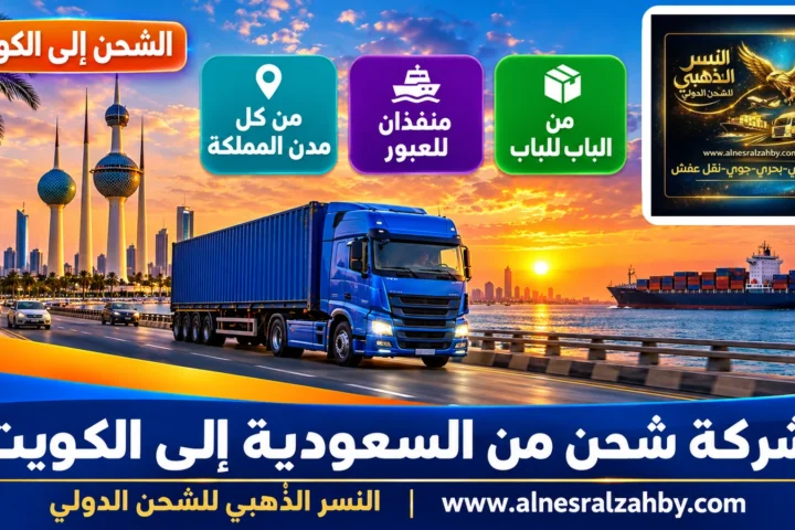 شركة شحن من السعودية إلى الكويت — النسر الذهبي للشحن الدولي
