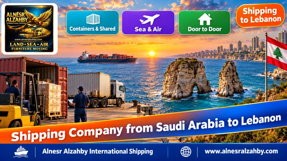 Shipping Company from Saudi Arabia to Lebanon — Alnesr Alzahby International Shipping