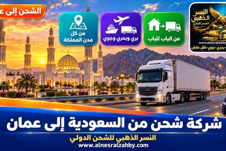 شركة شحن من السعودية إلى عمان — النسر الذهبي للشحن الدولي