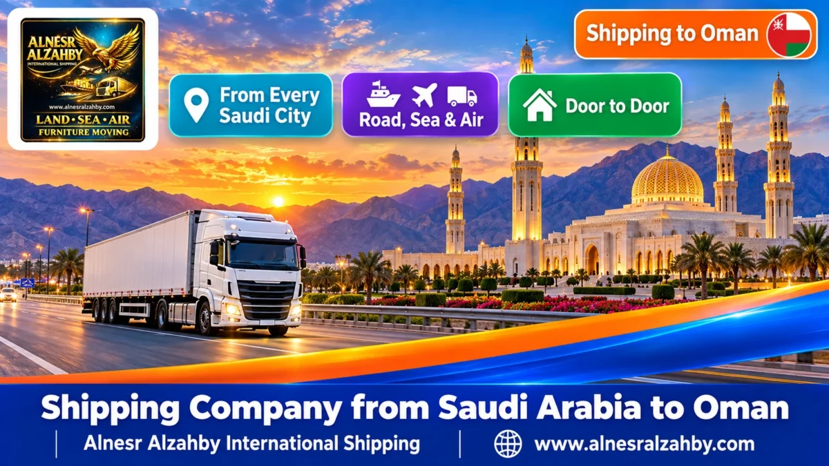 Shipping Company from Saudi Arabia to Oman — Alnesr Alzahby International Shipping