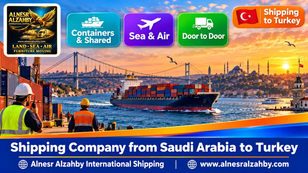 Shipping Company from Saudi Arabia to Turkey — Alnesr Alzahby International Shipping