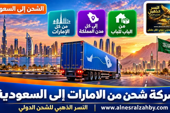 شركة شحن من الامارات الي السعودية — النسر الذهبي للشحن الدولي