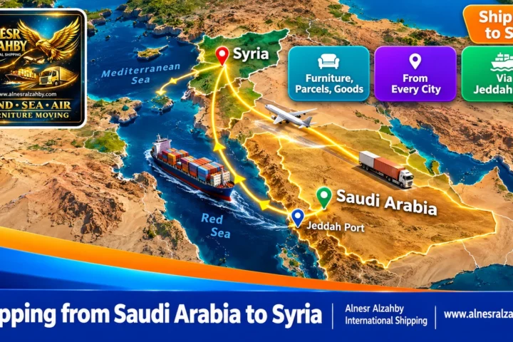 Shipping from Saudi Arabia to Syria — Alnesr Alzahby International Shipping