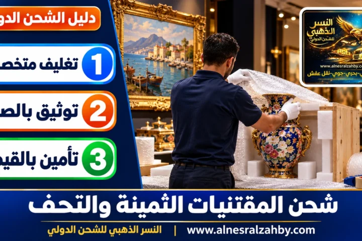 شحن المقتنيات الثمينة والتحف — النسر الذهبي للشحن الدولي