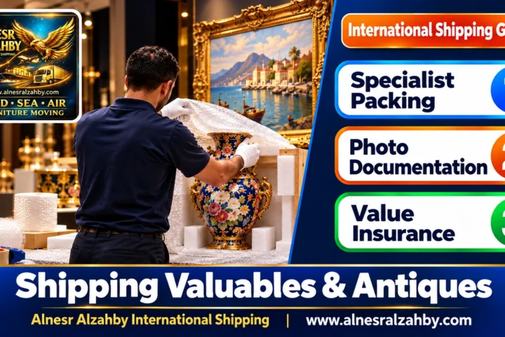Shipping Valuables & Antiques — Alnesr Alzahby International Shipping