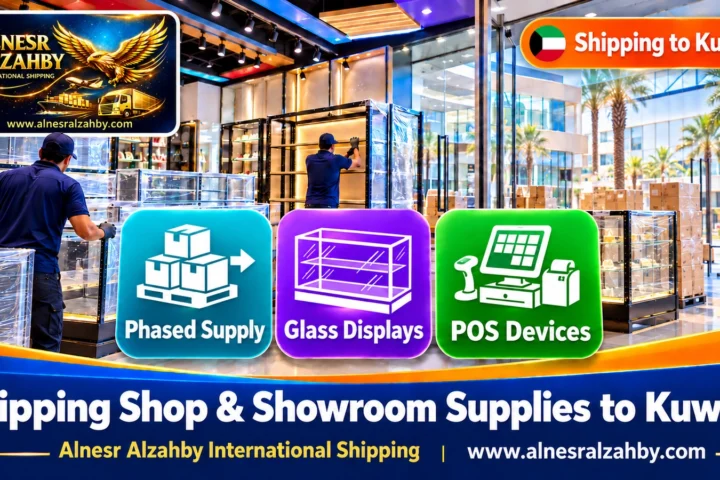 Shipping Shop & Showroom Supplies to Kuwait — Alnesr Alzahby International Shipping