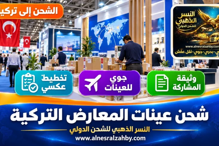 شحن عينات المعارض التركية — النسر الذهبي للشحن الدولي