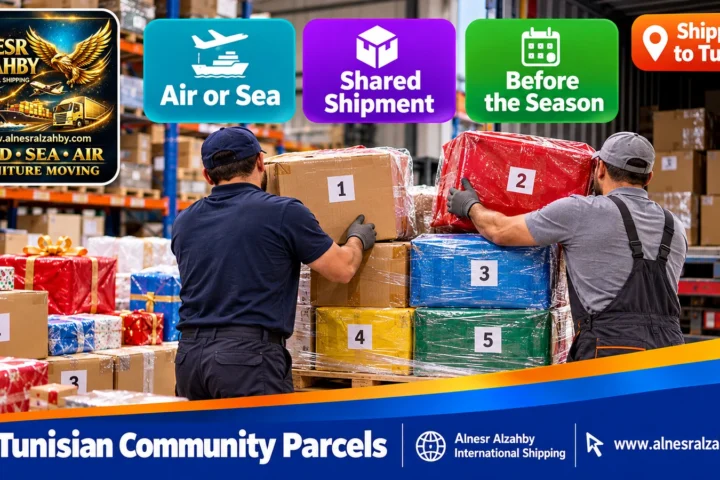 Tunisian Community Parcels — Alnesr Alzahby International Shipping