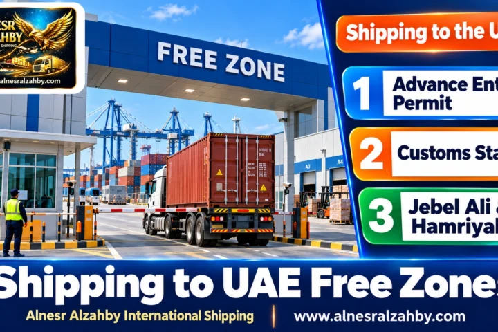 Shipping to UAE Free Zones — Alnesr Alzahby International Shipping