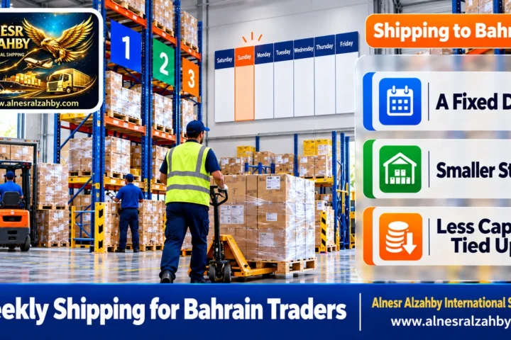 Weekly Shipping for Bahrain Traders — Alnesr Alzahby International Shipping