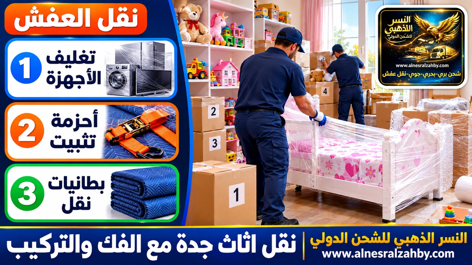 تغليف ونقل العفش