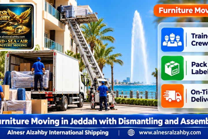 Furniture Moving in Jeddah with Dismantling and Assembly — Alnesr Alzahby