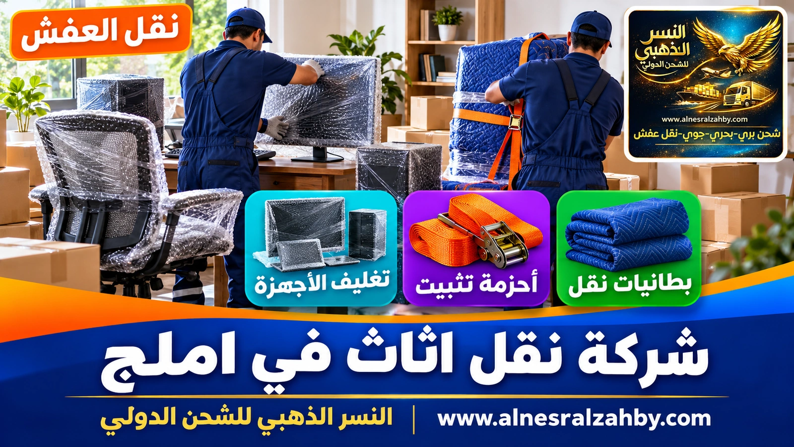 تغليف الأثاث قبل النقل