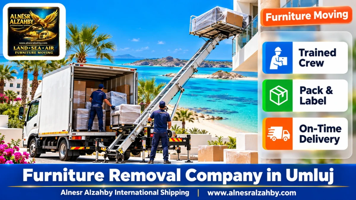 Furniture Removal Company in Umluj — Alnesr Alzahby