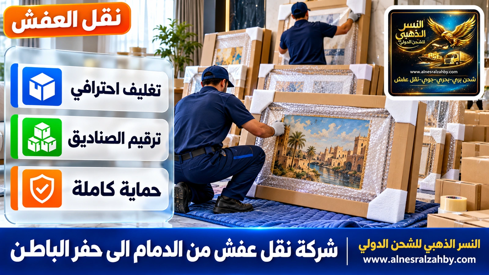 تغليف الأثاث قبل النقل
