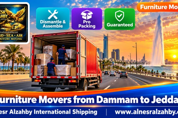 Furniture Movers from Dammam to Jeddah — Alnesr Alzahby