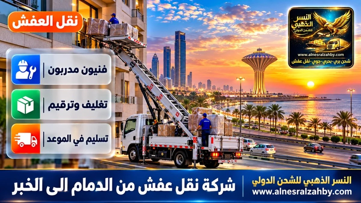 شركة نقل عفش من الدمام الى الخبر — النسر الذهبي