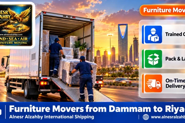 Furniture Movers from Dammam to Riyadh — Alnesr Alzahby