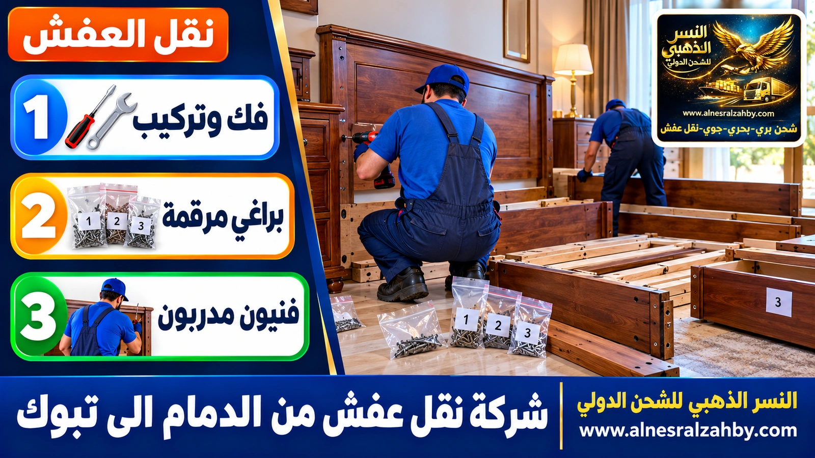 تغليف الأثاث قبل النقل