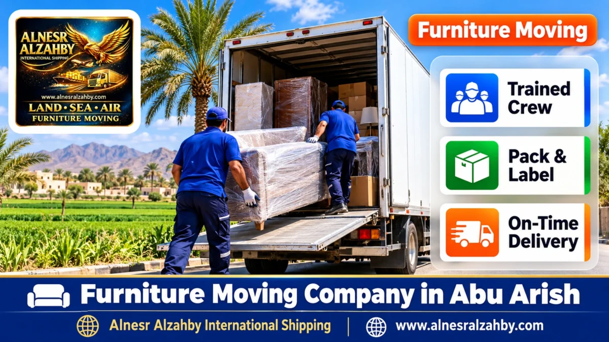 Furniture Moving Company in Abu Arish — Alnesr Alzahby