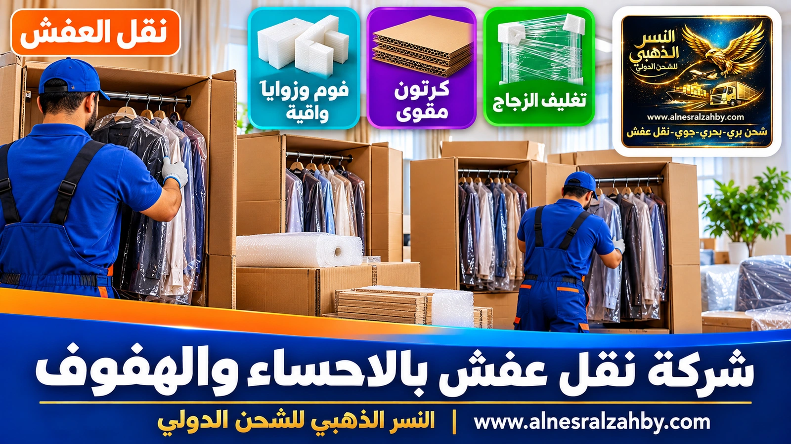تغليف الأثاث قبل النقل